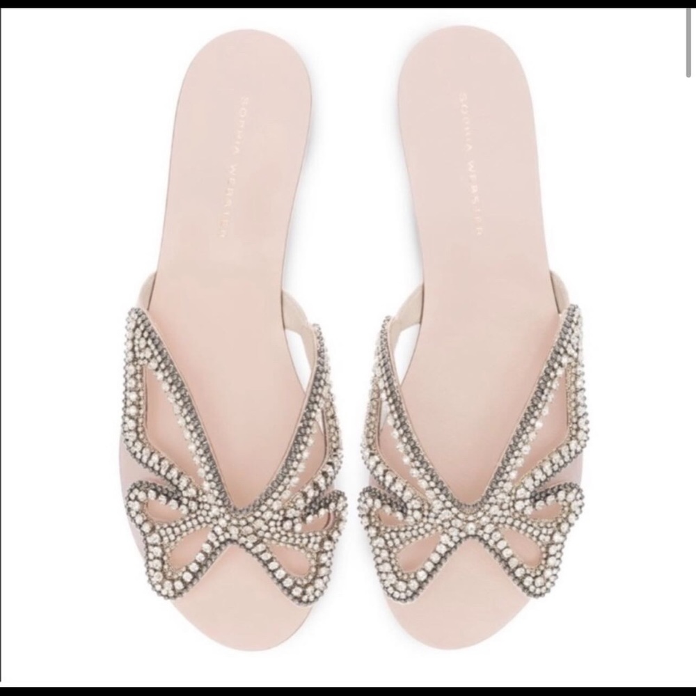 Sophia Webster Madame butterfly slides